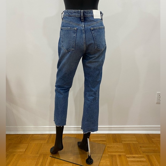 Zara 100% cotton denim - Size 2USA - Triangle - Picture 2 of 2